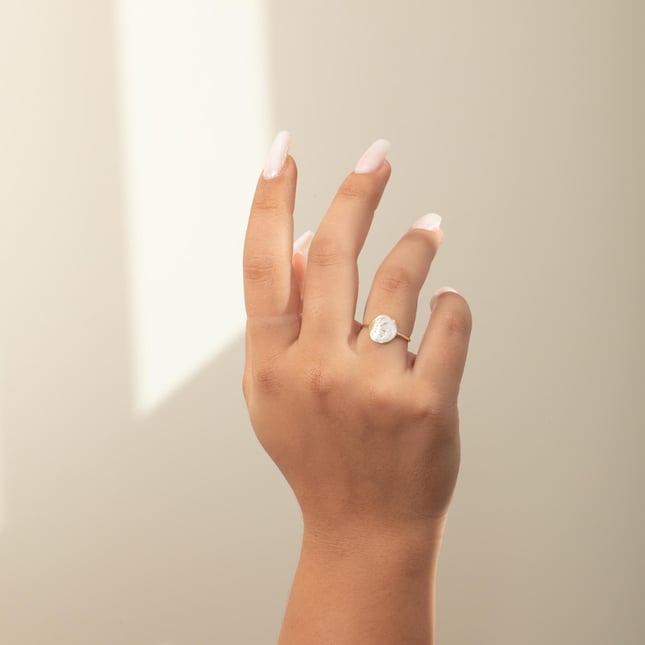 Solid Gold Sun Ring