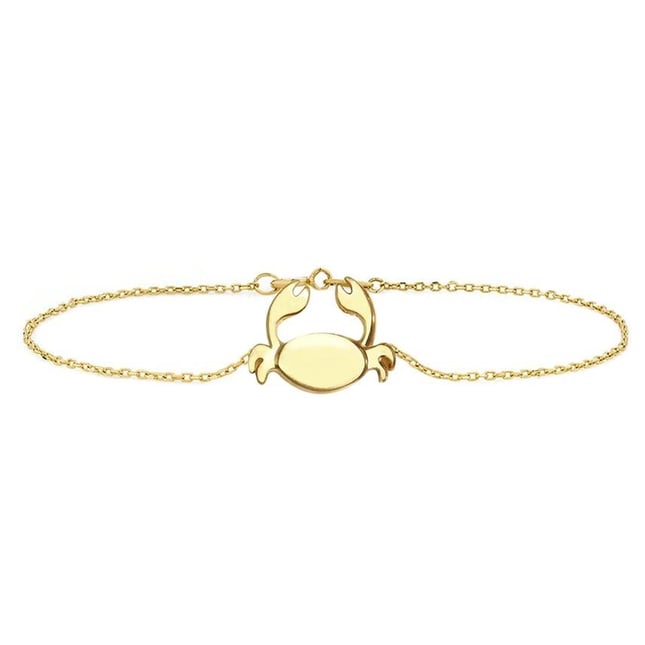 Crab Solid Gold Bracelet