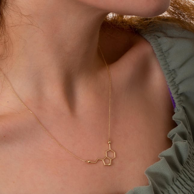 Cremation Solid Gold Necklace