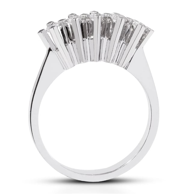 Solid Gold 0.25 ct. Diamond Five Stone Ring
