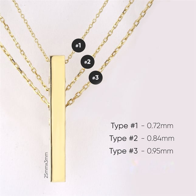 Cross Solid Gold Necklace