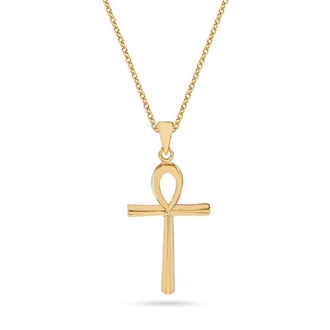 Cross Solid Gold Necklace