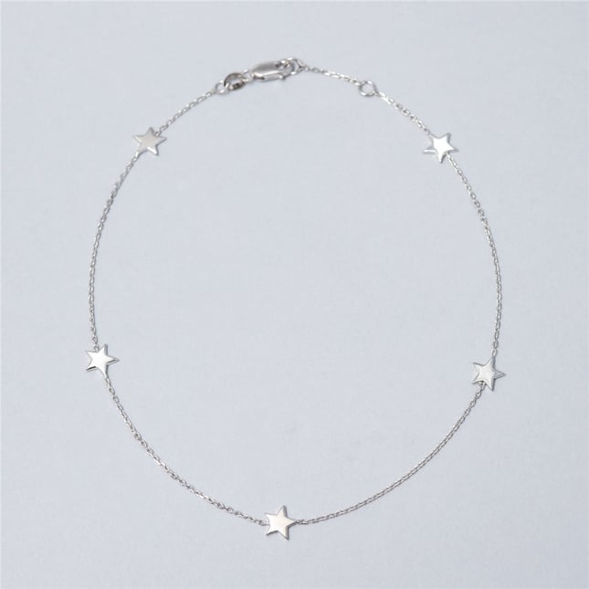 Star Solid Gold Bracelet