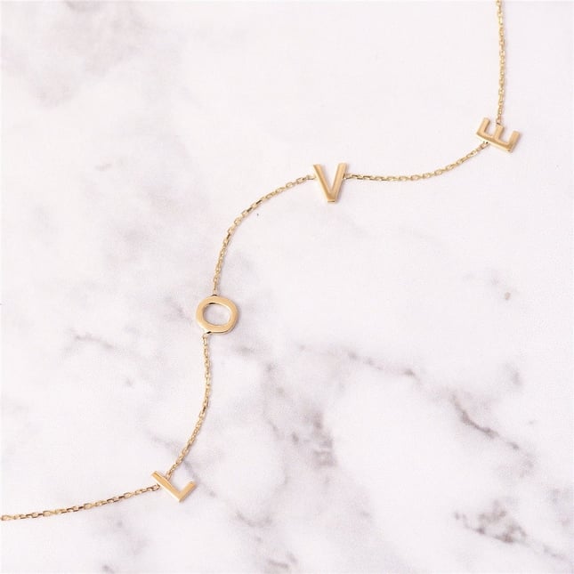 Love Solid Gold Necklace