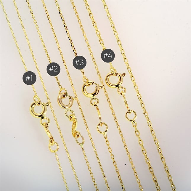 Cable Chain Solid Gold Chain