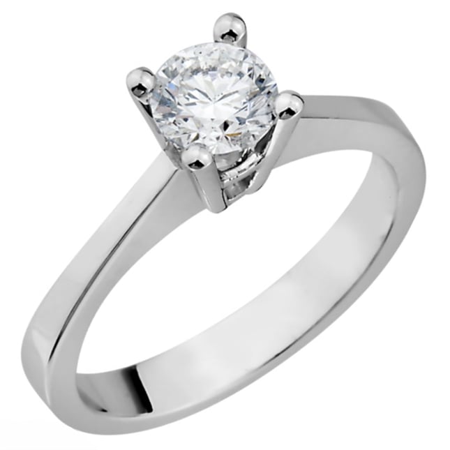 Goldstore-18 Ayar 0.46 ct. Pırlanta Tektaş Yüzük
