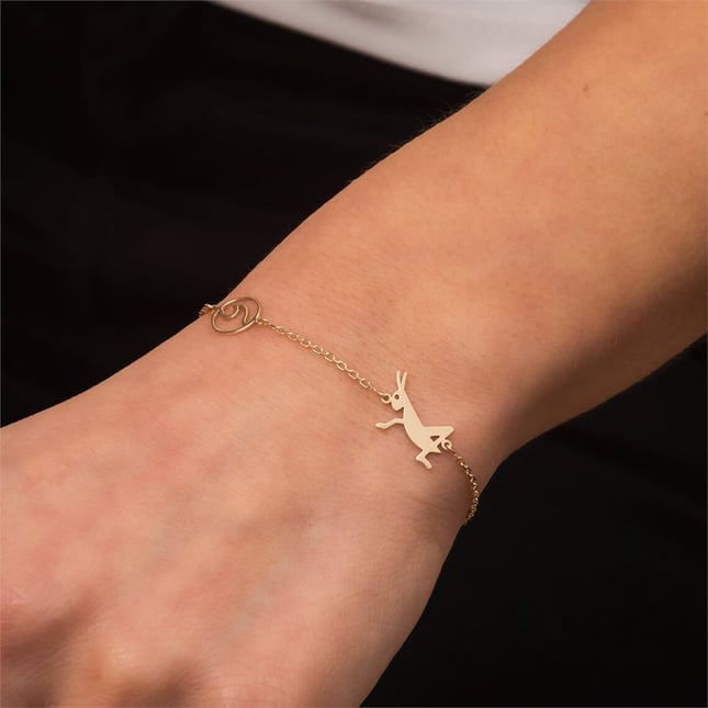 Grasshopper Solid Gold Bracelet