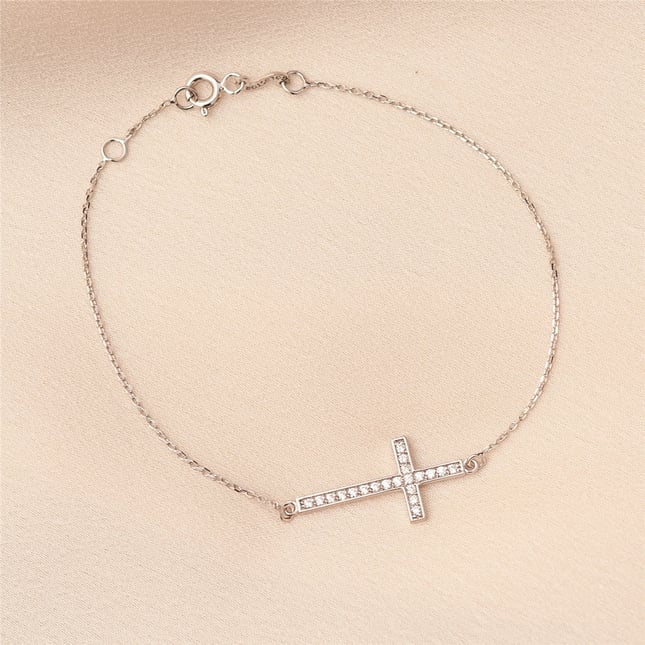Cross Solid Gold Necklace