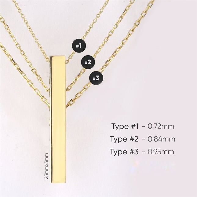 Circle Initial Solid Gold Necklace