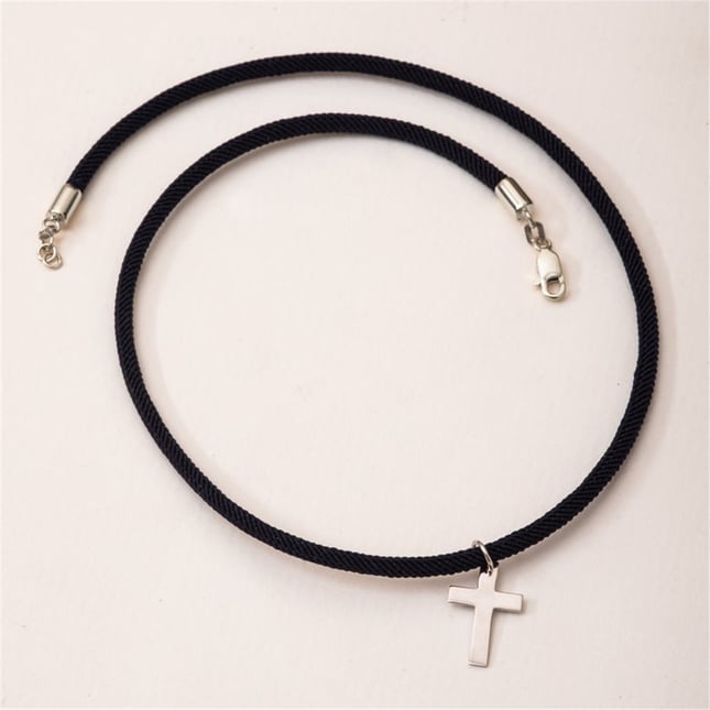 Cross Solid Gold Bracelet