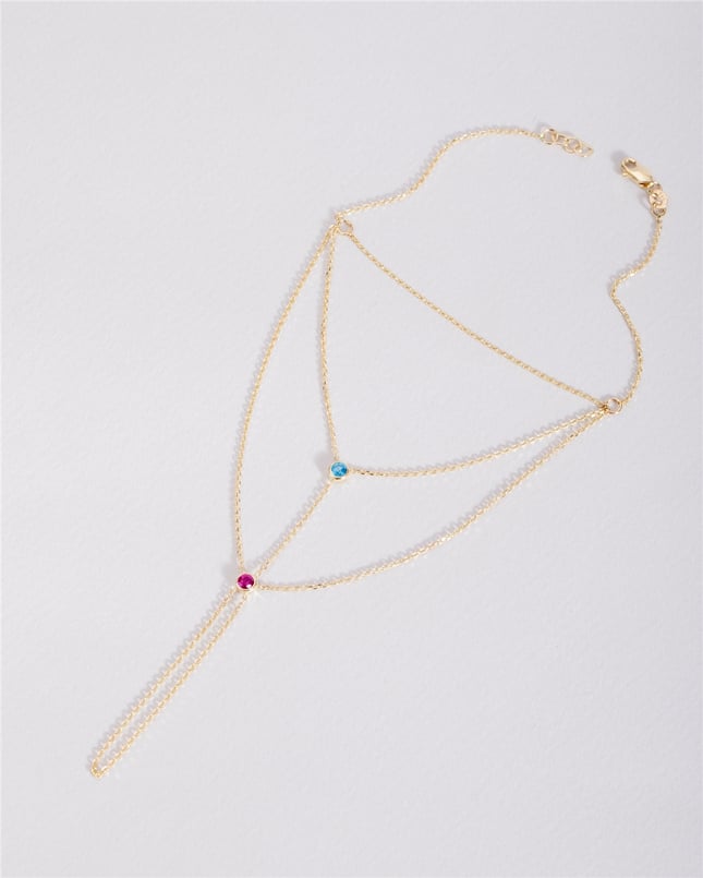 Solid Gold Hand Chain