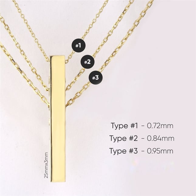 Cross Solid Gold Necklace