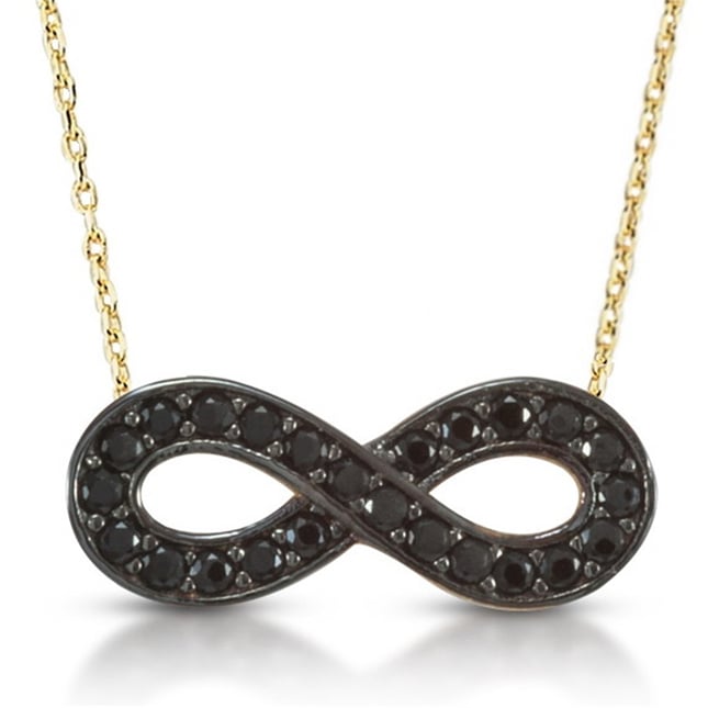 Infinity Solid Gold Necklace
