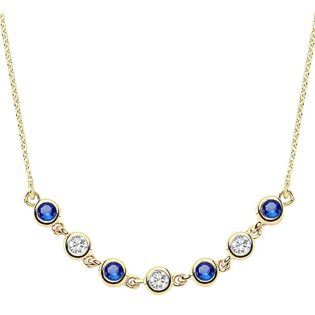 Tennis Solid Gold Necklace