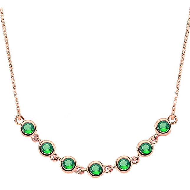 Tennis Solid Gold Necklace