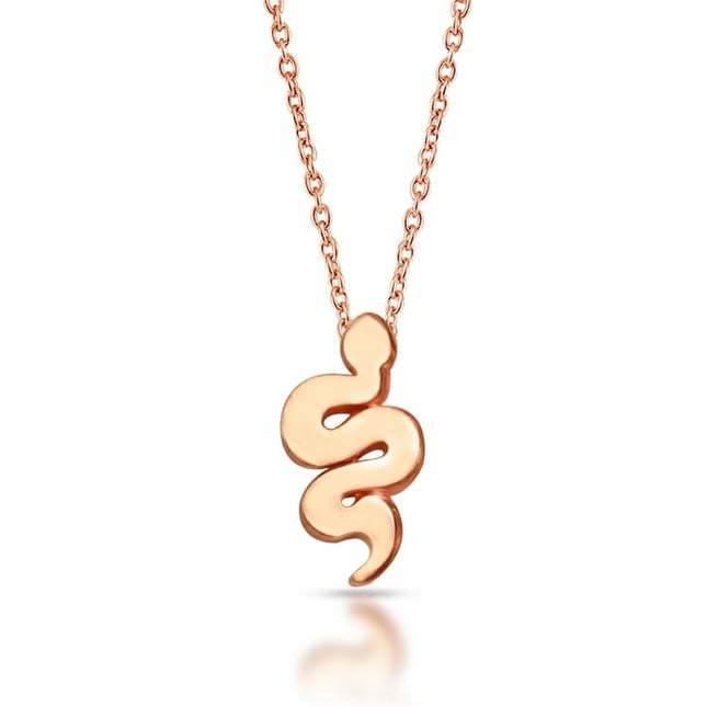 Snake Solid Gold Necklace