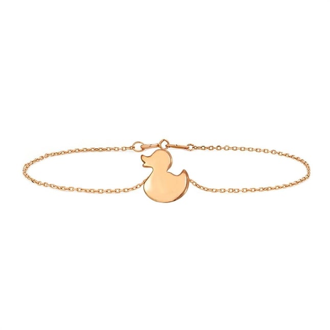 Duck Solid Gold Bracelet