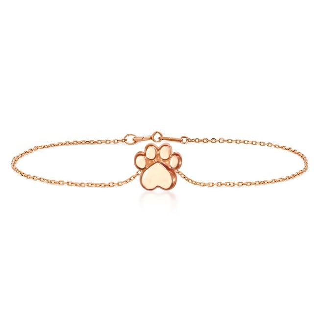 Paw Solid Gold Bracelet