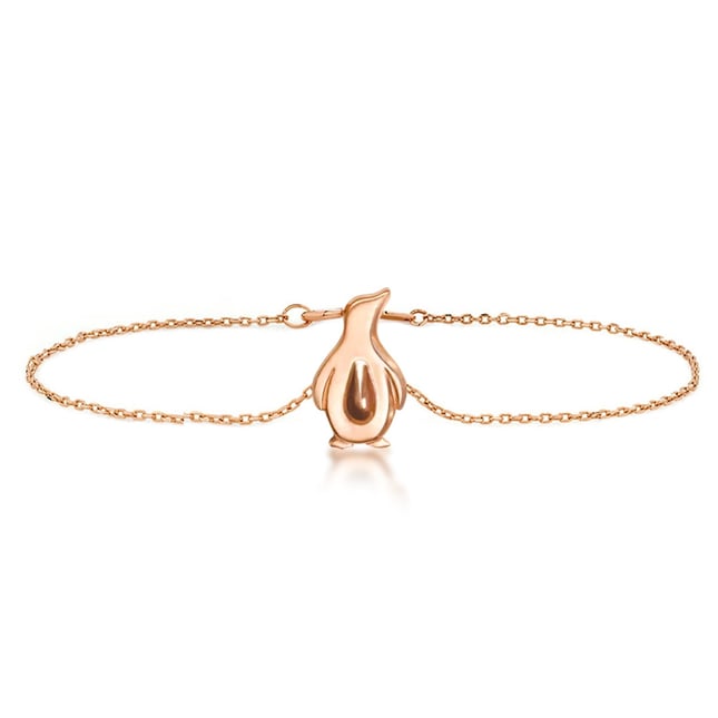 Penguin Solid Gold Bracelet