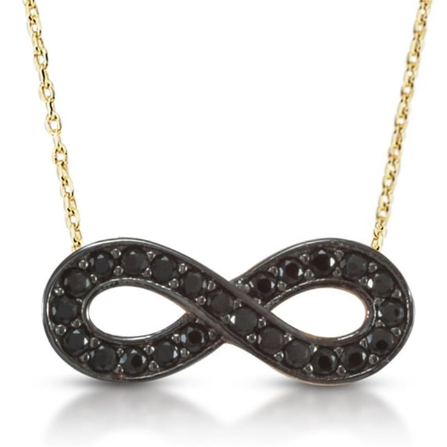 Infinity Solid Gold Necklace
