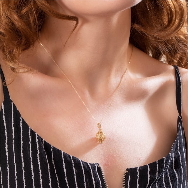 Cremation Heart Star Paw Cross Initial Celtic Solid Gold Necklace