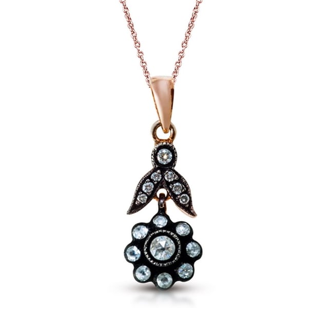 Goldstore-URL 0.21 ct. Pırlanta Fantezi Kolye