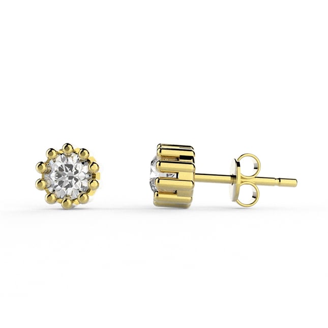 Goldstore-Zirkon Tektaş Küpe