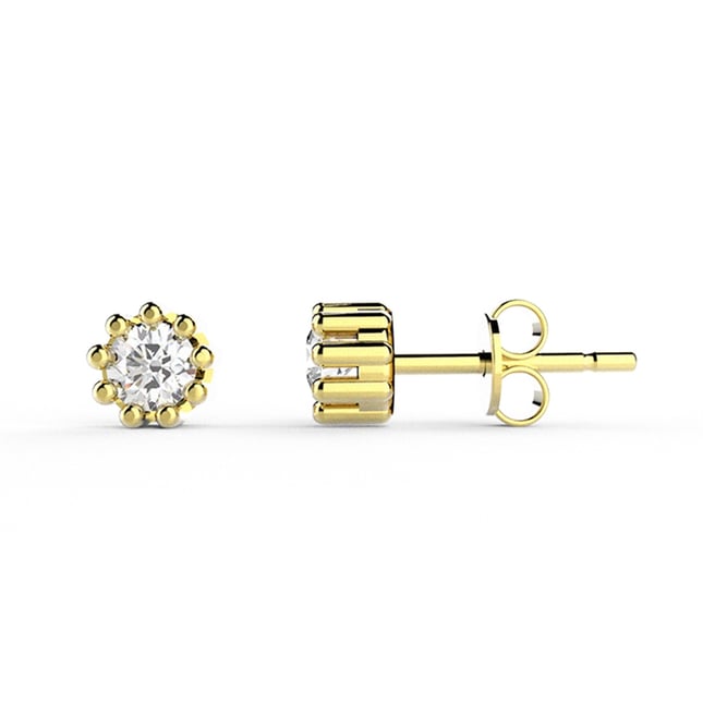 Goldstore-Zirkon Tektaş Küpe