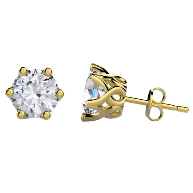 Goldstore-Zirkon Tektaş Küpe