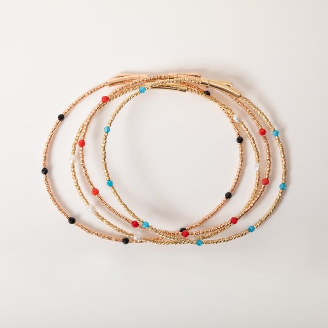 Minimalist Gold Bangle Bracelet