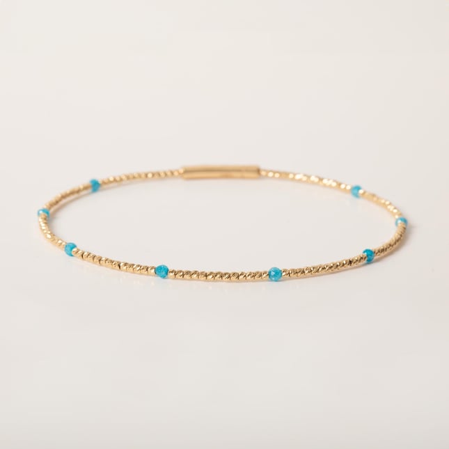 Minimalist Gold Bangle Bracelet
