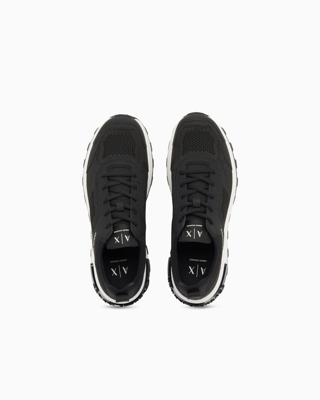 Armani Exchange Erkek Düşük Bilekli Siyah Sneaker XM003611 AF29101-UC001