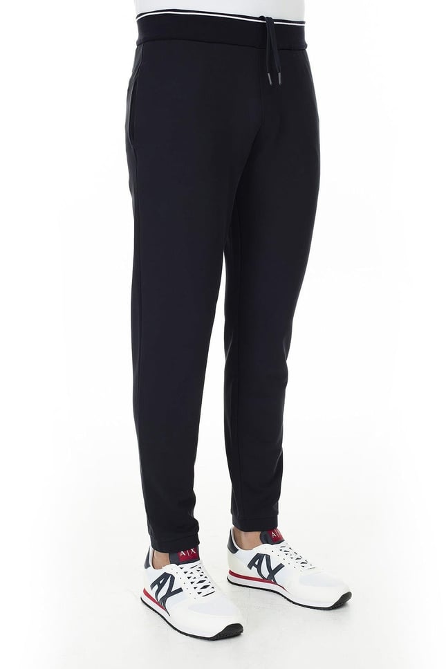 Armani Exchange Erkek Dokuma Kumaş  Normal Bel  Düz Model Lacivert Pantolon 8NZP82 ZJH3Z-1510