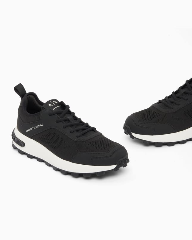 Armani Exchange Erkek Düşük Bilekli Siyah Sneaker XM003611 AF29101-UC001