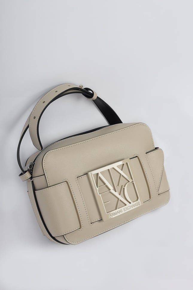 Armani Exchange Kadın Marka Logolu Ayarlanabilir Omuz Askılı Bej1 Omuz Çantası 942699 0A874-U6208
