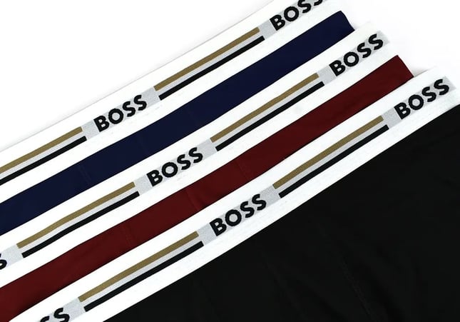 BOSS Erkek Marka Logolu Beli Lastikli Çok Renkli Boxer 50492200-643