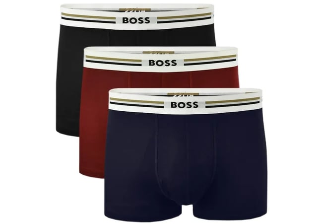 BOSS Erkek Marka Logolu Beli Lastikli Çok Renkli Boxer 50492200-643