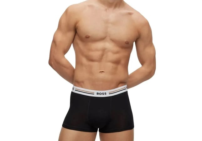 BOSS Erkek Marka Logolu Beli Lastikli Çok Renkli Boxer 50492200-643
