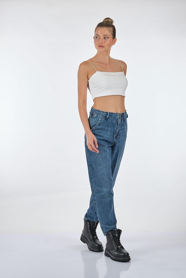 Bsb Kadın MAVİ Jeans 048-212907-MAVİ