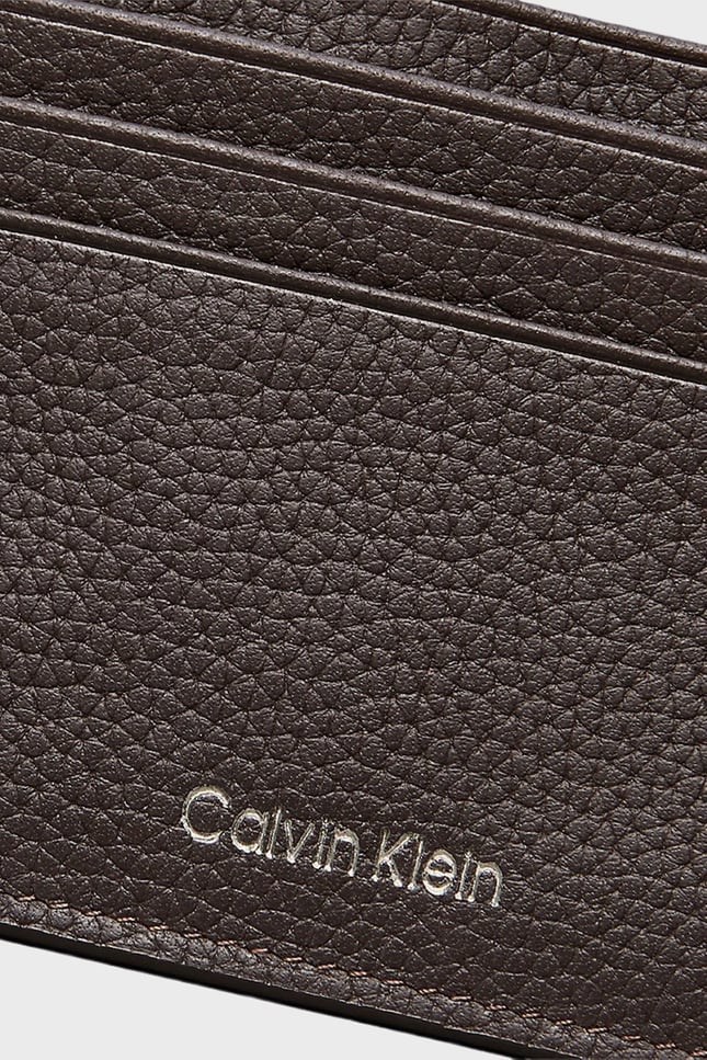 Calvin Klein Erkek Çoklu Kart Bölmeli Deri Kahverengi Kartlık LV04D1060G-YG1