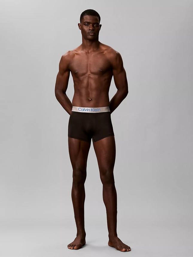 Calvin Klein Erkek Dar Kalıp Nefes Alabilen Kumaş Logolu Elastik Bel Bantlı 3lü Siyah Boxer LV00NB4269-JFA