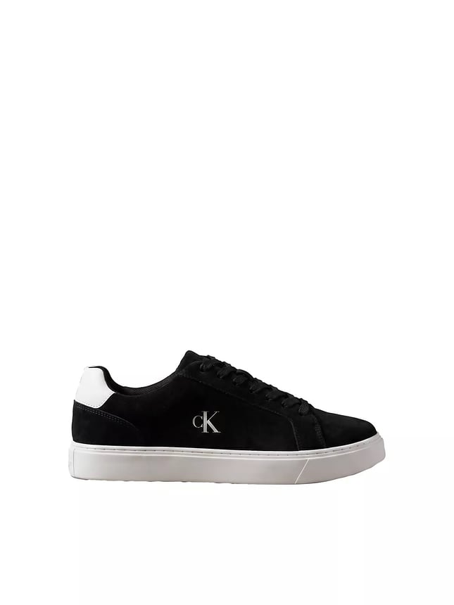 Calvin Klein Calvin Klein Erkek Düşük Bilekli Rahat Taban Ck Logolu Süet Siyah Sneaker YM0YM01434-01H