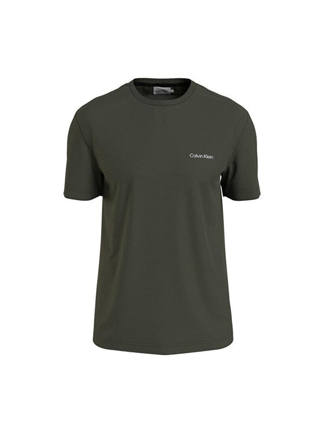 Calvin Klein Calvin Kleın Erkek Logolu Kısa Kollu Pamuklu Yeşil T-Shirt K10K109894-MRZ