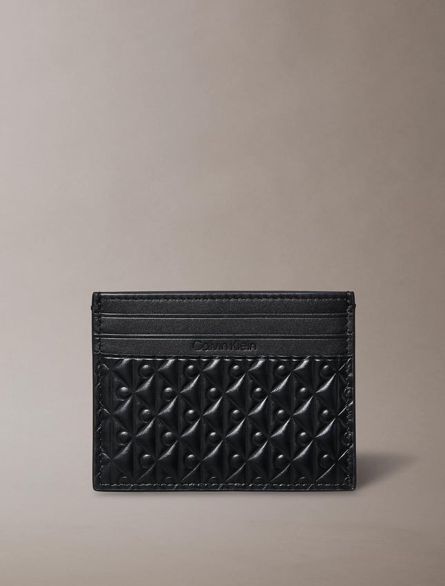 Calvin Klein Calvin Klein Erkek Logolu Deri Kart Bölmeli Günlük Kullanım Siyah Cüzdan LV04D1128G-UB1