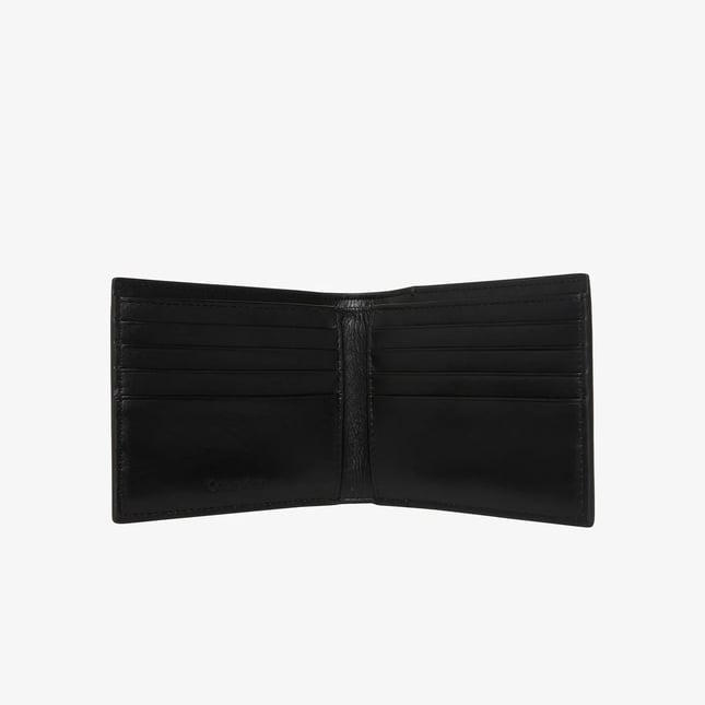 Calvin Klein Erkek Metalik Logo Kabartmalı Banknot Bölmeli Hakiki Deri Siyah Cüzdan LV04D1276G-UB1