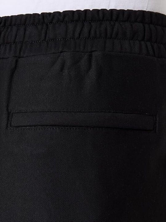 Calvin Klein Erkek Premium Havlu Kumaş Mikro Logo Detaylı Jogger Siyah Eşofman Altı LV04LH217G-UB1
