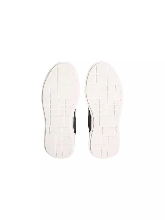 Calvin Klein Kadın Bağcıklı Rahat Taban Logo Detaylı Deri Günlük Siyah Sneaker YW0YW01947-06W