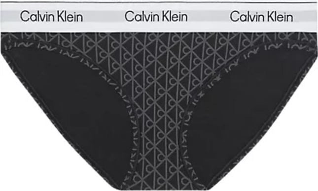 Calvin Klein Calvin Klein Kadın Calvin Yazı Detay Slim Fit Dokuma Siyah Bikini Altı LV00QF8520-2RG