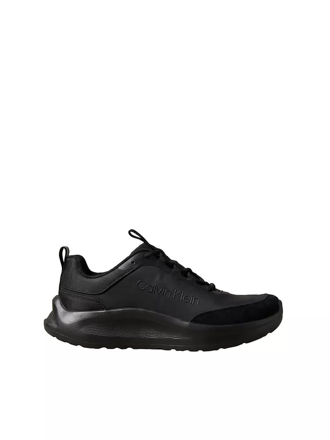 Calvin Klein Calvin Klein Kadın Düşük Bilekli Rahat Taban Logo İmzalı Süet Detaylı Siyah Sneaker HW0HW03293-0GJ