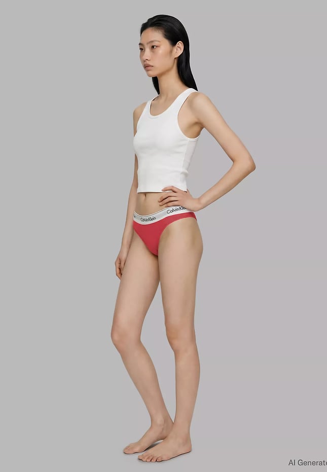 Calvin Klein Kadın Lastikli Bel Marka Logolu Pembe Boxer LV00QF8834-3Y1